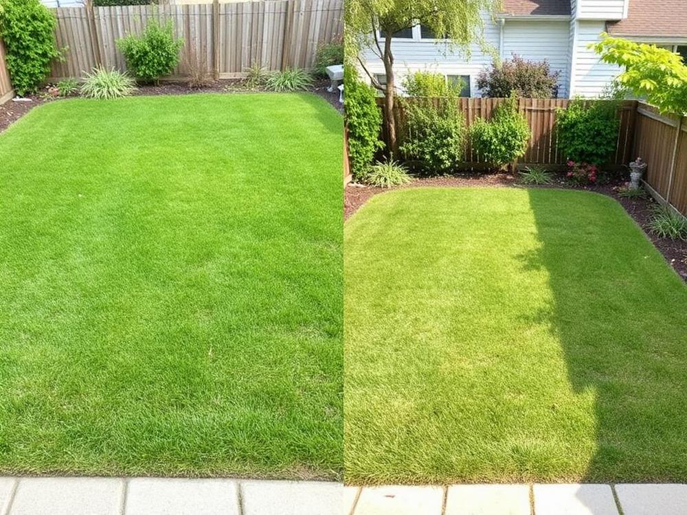 Yard cleanup after